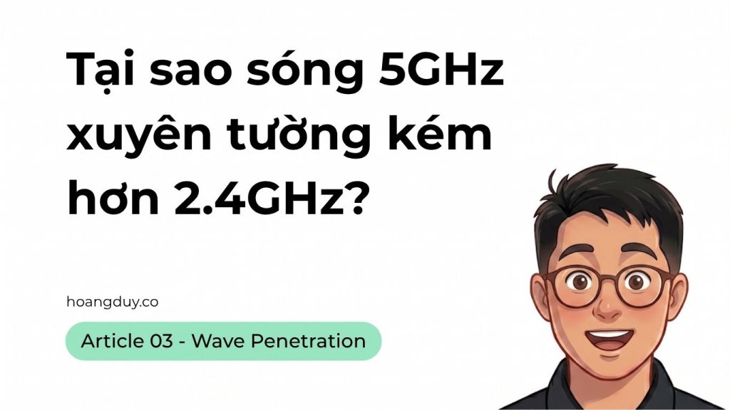 Tại sao sóng 5GHz xuyên tường kém hơn 2.4GHz? a3